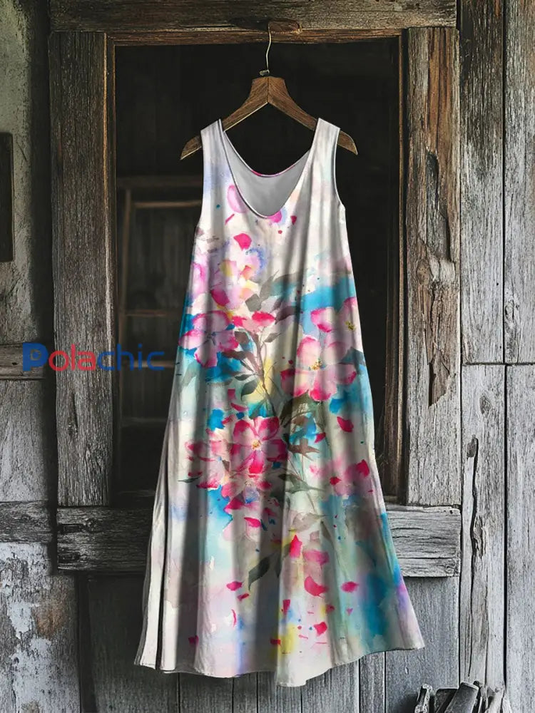 Robe à imprimé floral pour femmes comme image / S