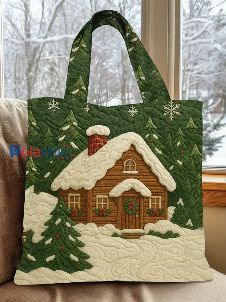 Sac à main imprimé de Noël vintage comme image / UN