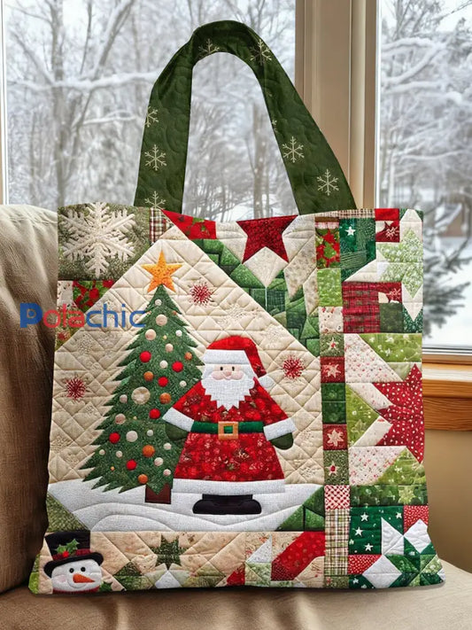 Sac à main imprimé de Noël vintage comme image / UN