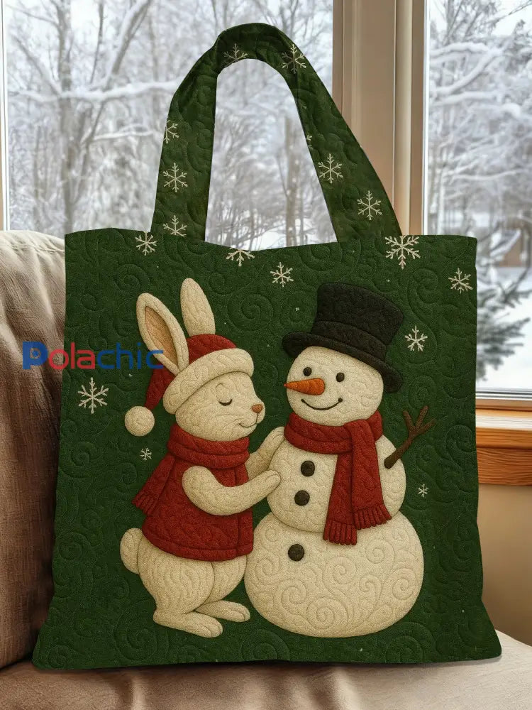 Sac à main imprimé de Noël vintage comme image / UN