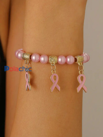 Sensibilisation au cancer du sein Accessoires ruban rose pour femmes