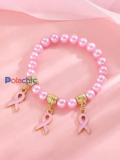 Sensibilisation au cancer du sein Accessoires ruban rose pour femmes C / ONE