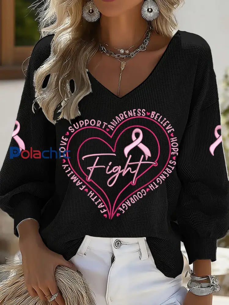 Sensibilisation au cancer du sein pour femmes noir / S