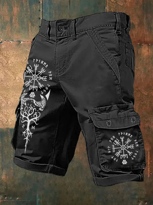 Short cargo Viking pour homme Noir / S