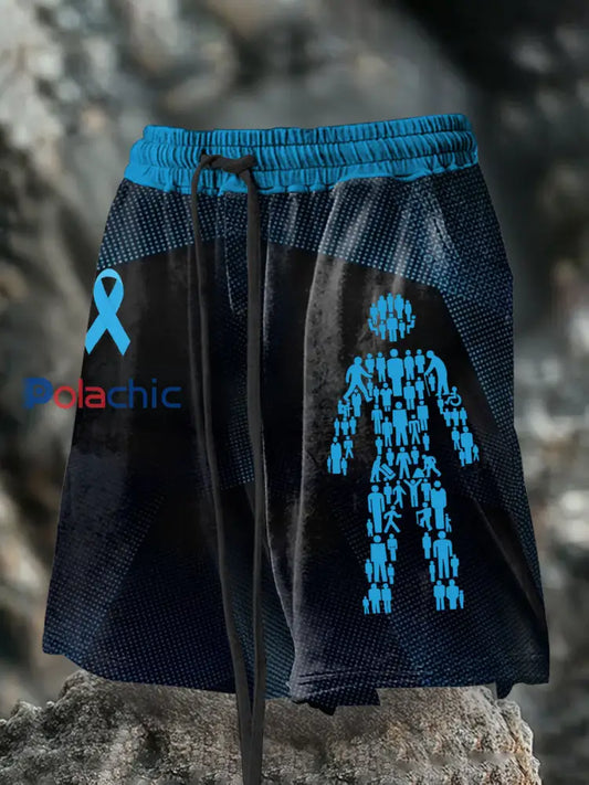 Short décontracté Cancer de la prostate pour hommes comme image / S