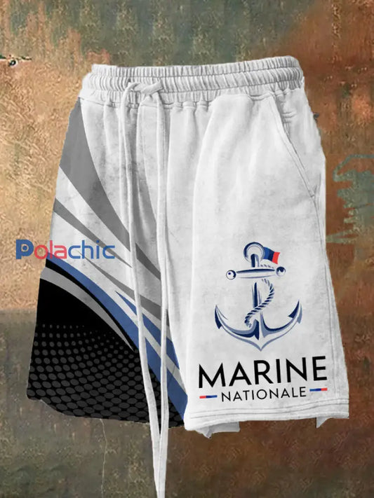 Short Marine Nationale Homme Bleu / S