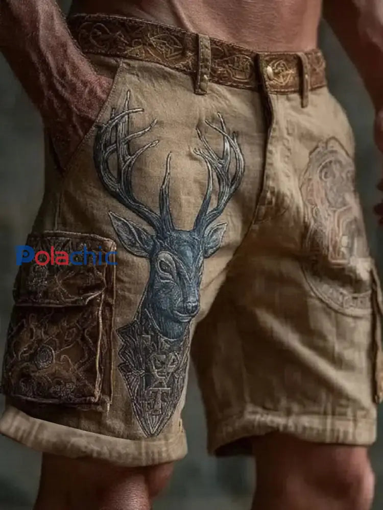 Short Western Elk Homme comme image / S