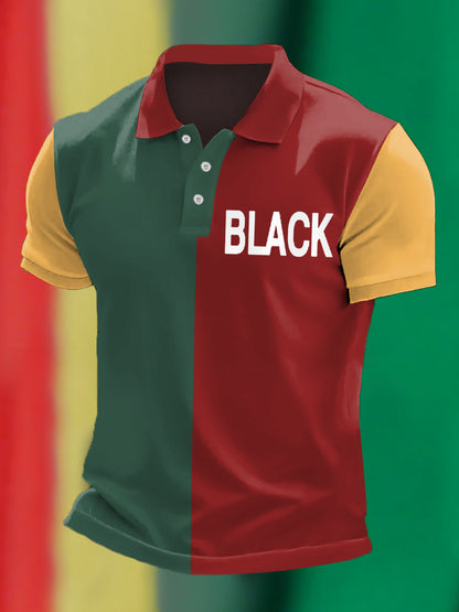 Juneteenth 1865 Polo décontracté pour hommes