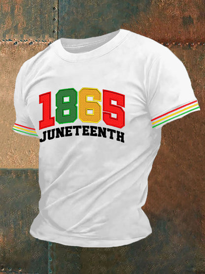 T-shirt ras du cou imprimé 1865 pour hommes