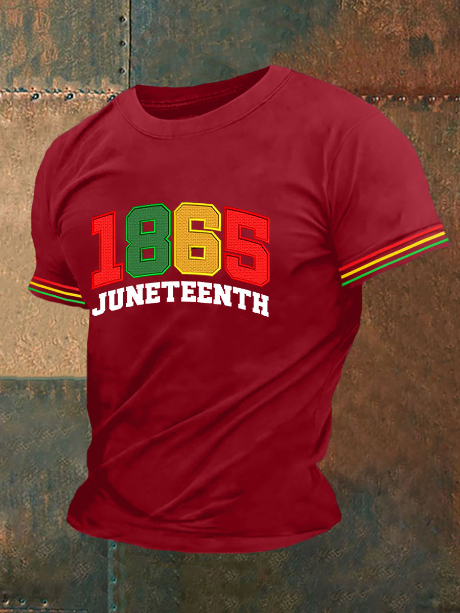 T-shirt ras du cou imprimé 1865 pour hommes