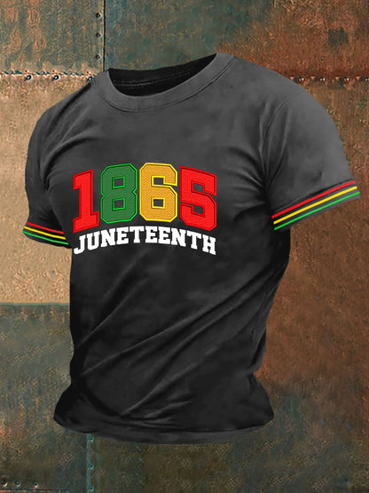 T-shirt ras du cou imprimé 1865 pour hommes