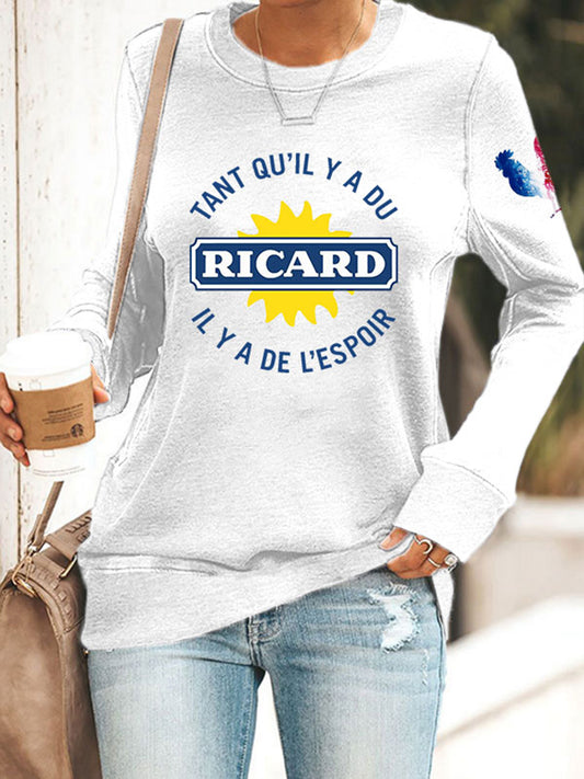 Damen Tant Qu'il Y A Du Ricard Sweatshirt