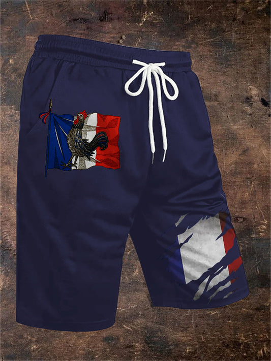 Short Le Coq gaulois Print Homme