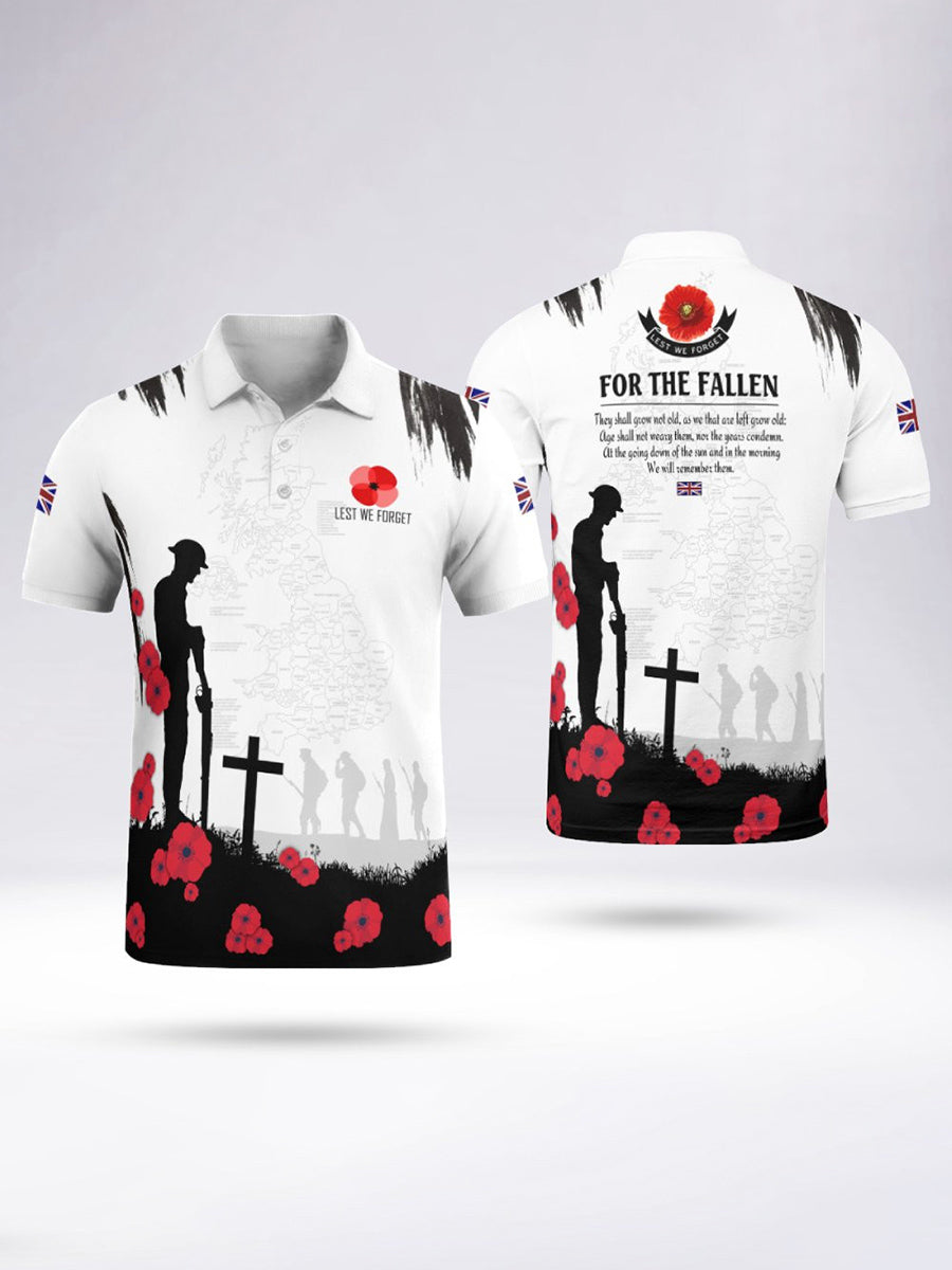 Polo à manches courtes For The Fallen Homme