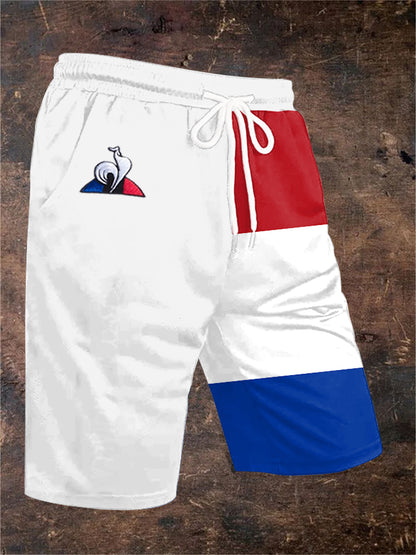 Short France Rugby Imprimé Homme