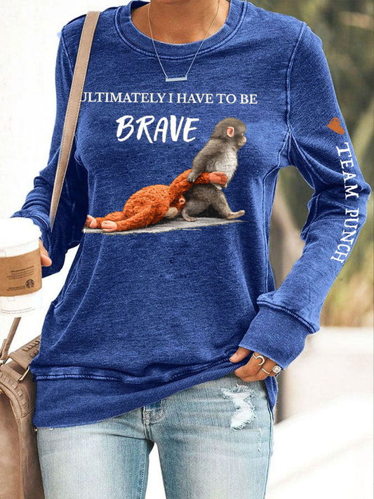 Sweat-shirt Femme Punch Monkey Brave Imprimé