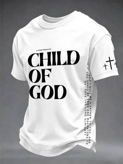 T-shirts 'Enfant de Dieu' pour hommes