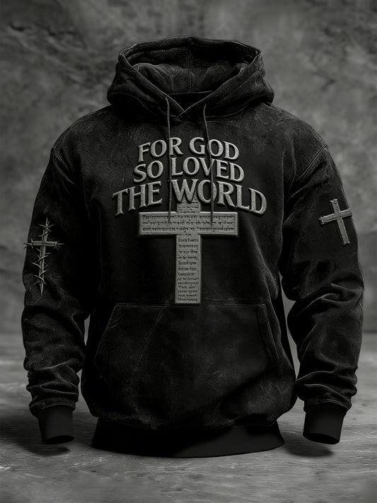 Sweat à capuche surdimensionné avec poches Faith pour homme