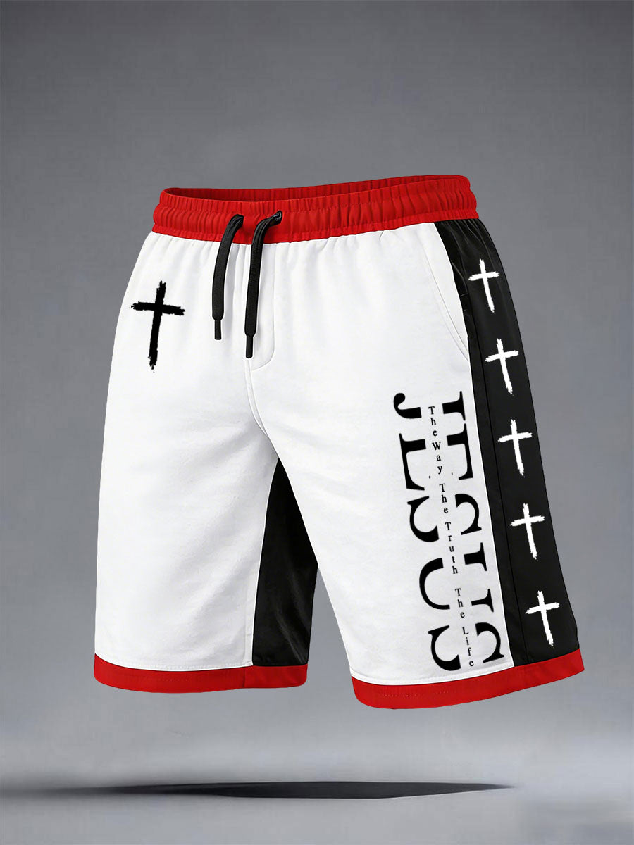 Short Homme 'Jesus is the Way the Truth the Life'