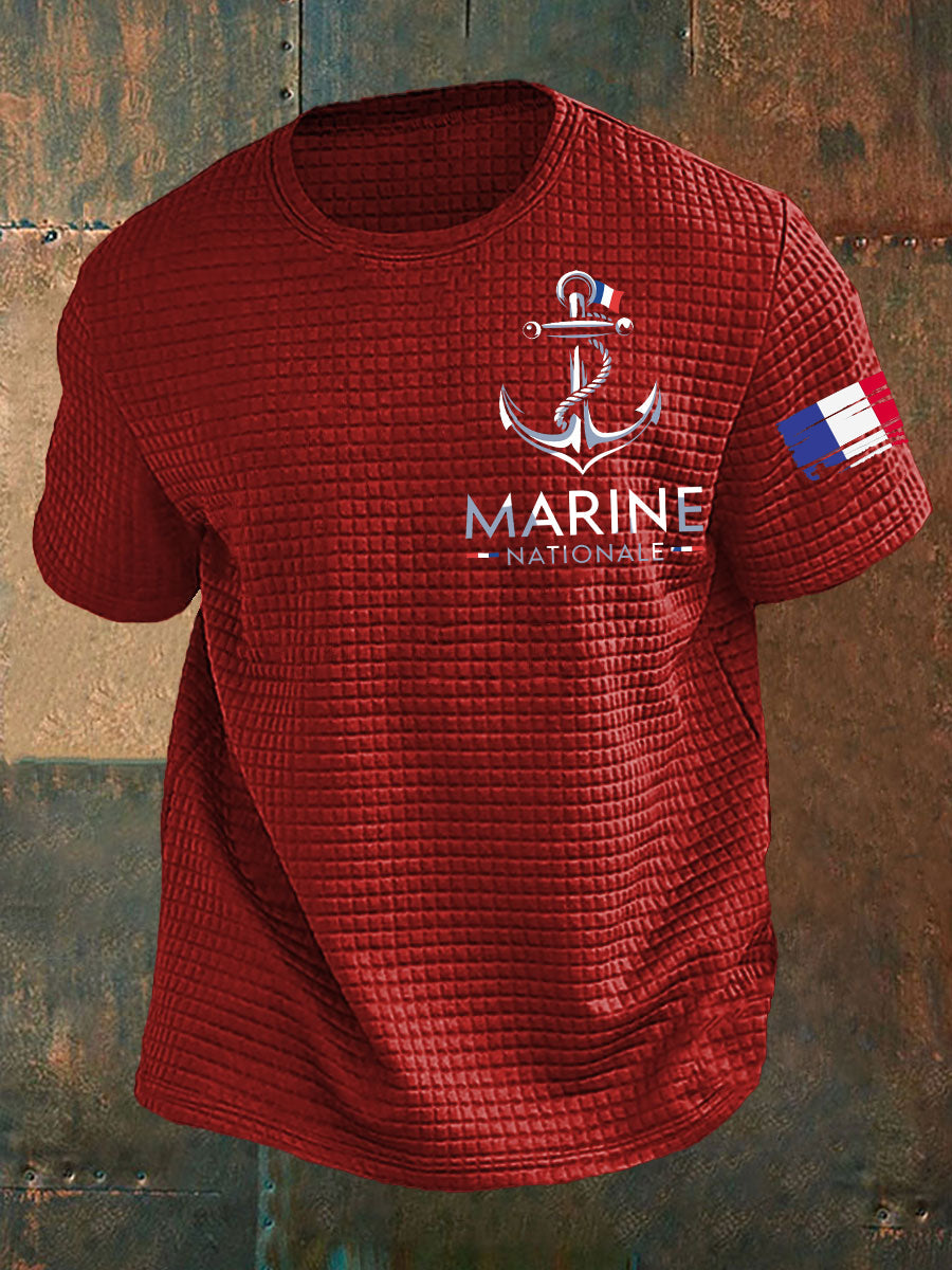 T-shirt à manches courtes Marine Nationale Homme