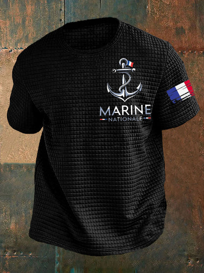 T-shirt à manches courtes Marine Nationale Homme