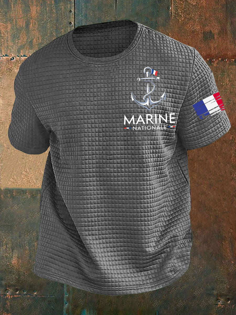 T-shirt à manches courtes Marine Nationale Homme