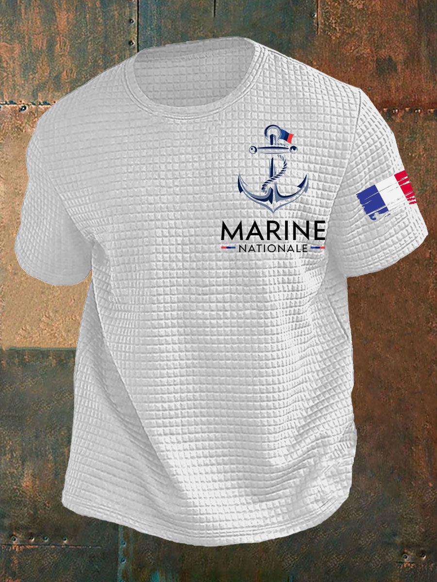 T-shirt à manches courtes Marine Nationale Homme