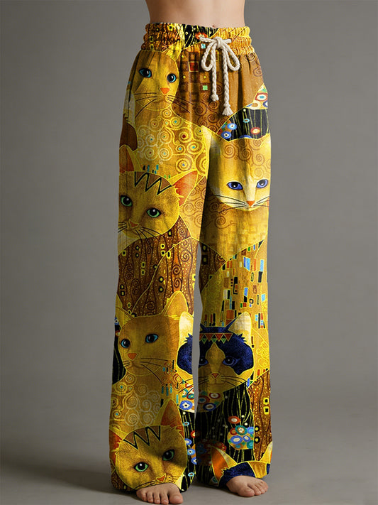Pantalon pour femme à imprimé animalier