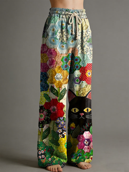 Pantalon pour femme à imprimé animalier