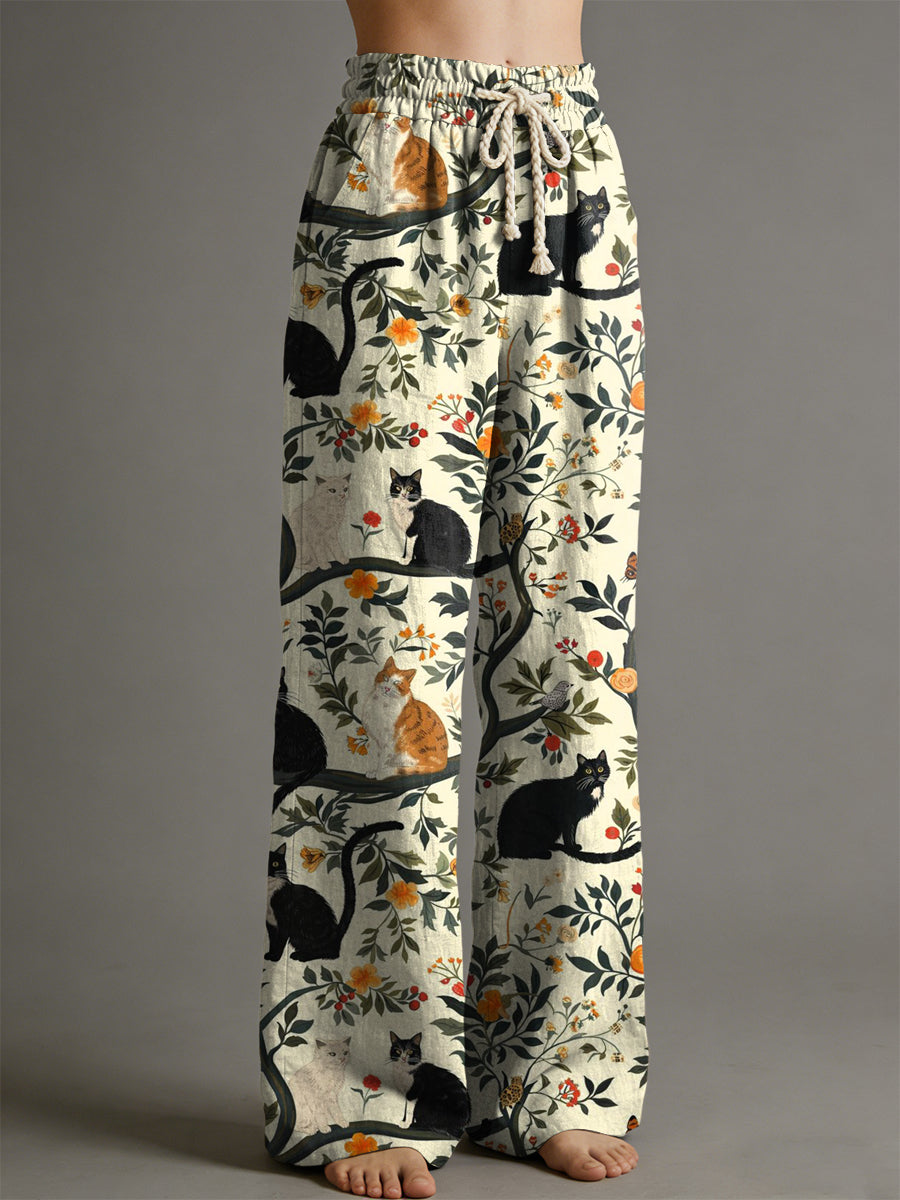 Pantalon pour femme à imprimé animalier