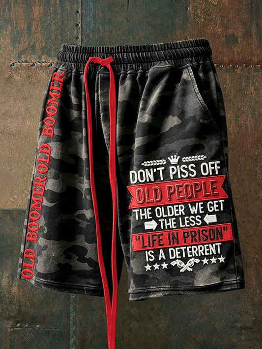 Short Don't Piss Off Old Peopel Homme