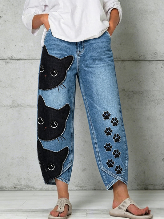 Pantalon pour femme à imprimé animalier