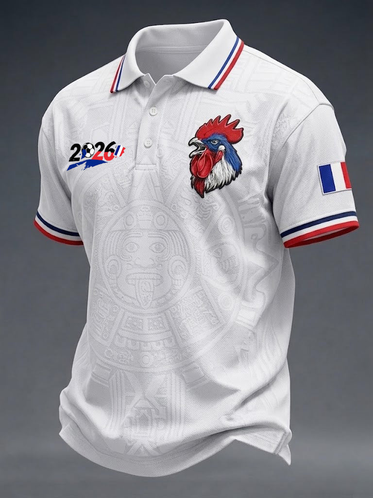 Chemise imprimée France pour hommes
