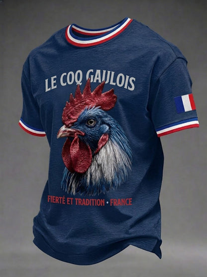 T-shirt imprimé France pour hommes