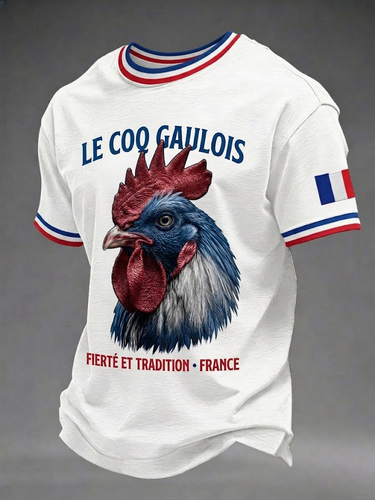 T-shirt imprimé France pour hommes