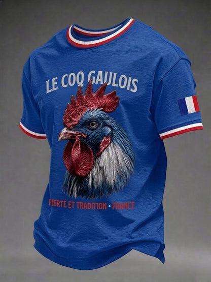 T-shirt imprimé France pour hommes