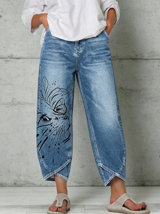 Pantalon pour femme à imprimé animalier