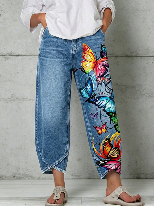 Pantalon pour femme à imprimé animalier
