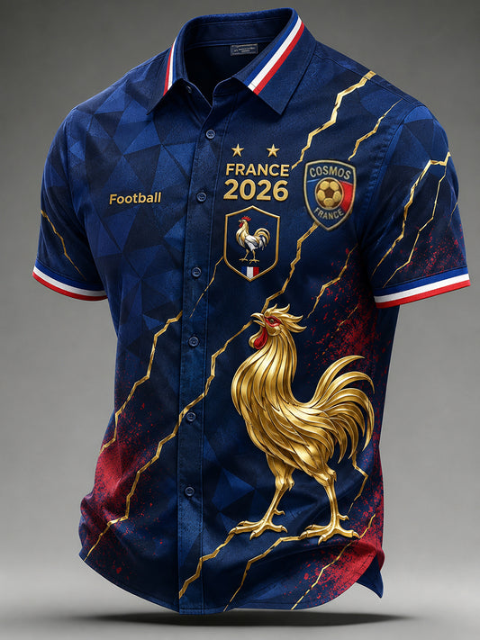 Maillot France Football pour homme à manches courtes