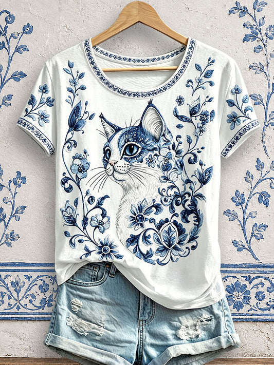 T-Shirts à imprimé floral pour femmes