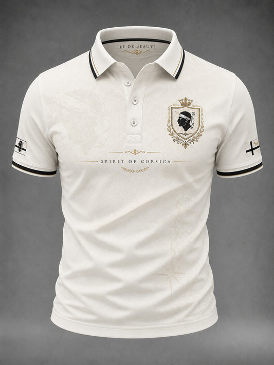 Chemise pour homme à imprimé du drapeau de la Corse