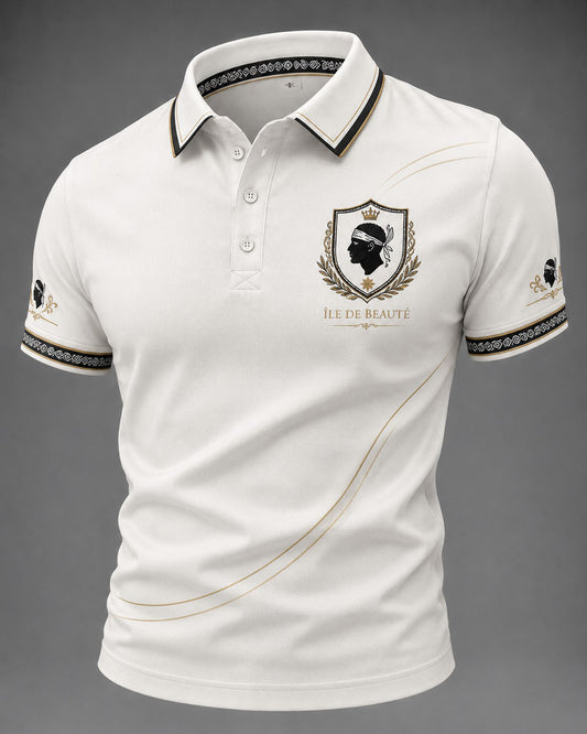 Chemise pour homme à imprimé du drapeau de la Corse