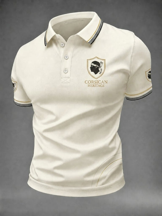 Chemise pour homme à imprimé du drapeau de la Corse