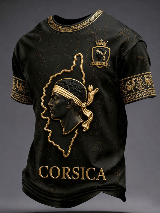 T-shirt corset à manches courtes pour homme