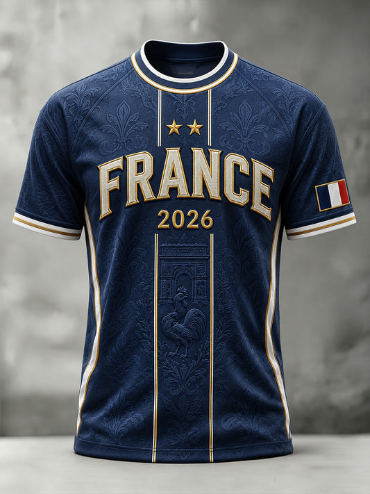 T-shirt manches courtes France Football pour homme