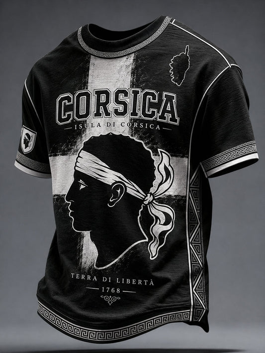 T-shirt à manches courtes Corse pour homme