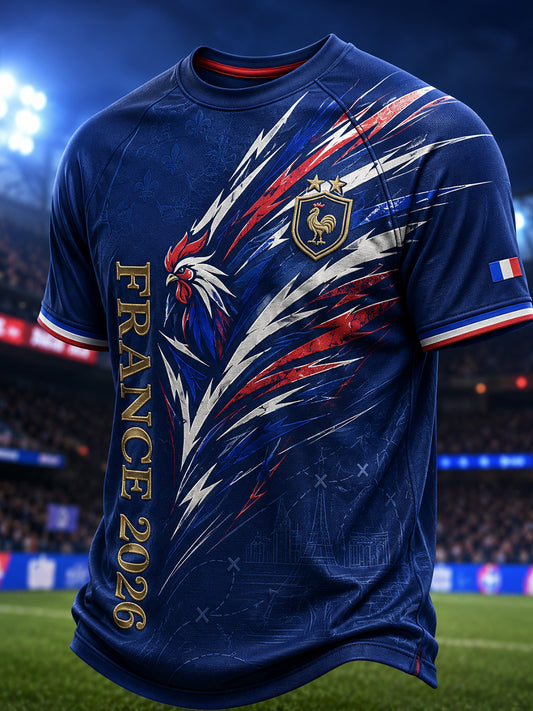 T-shirt manches courtes France Football pour homme