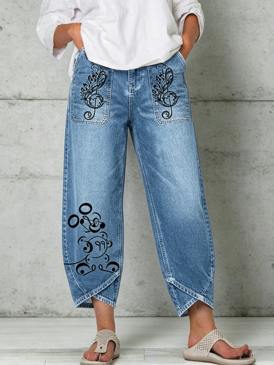 Pantalons pour femmes à imprimé animalier