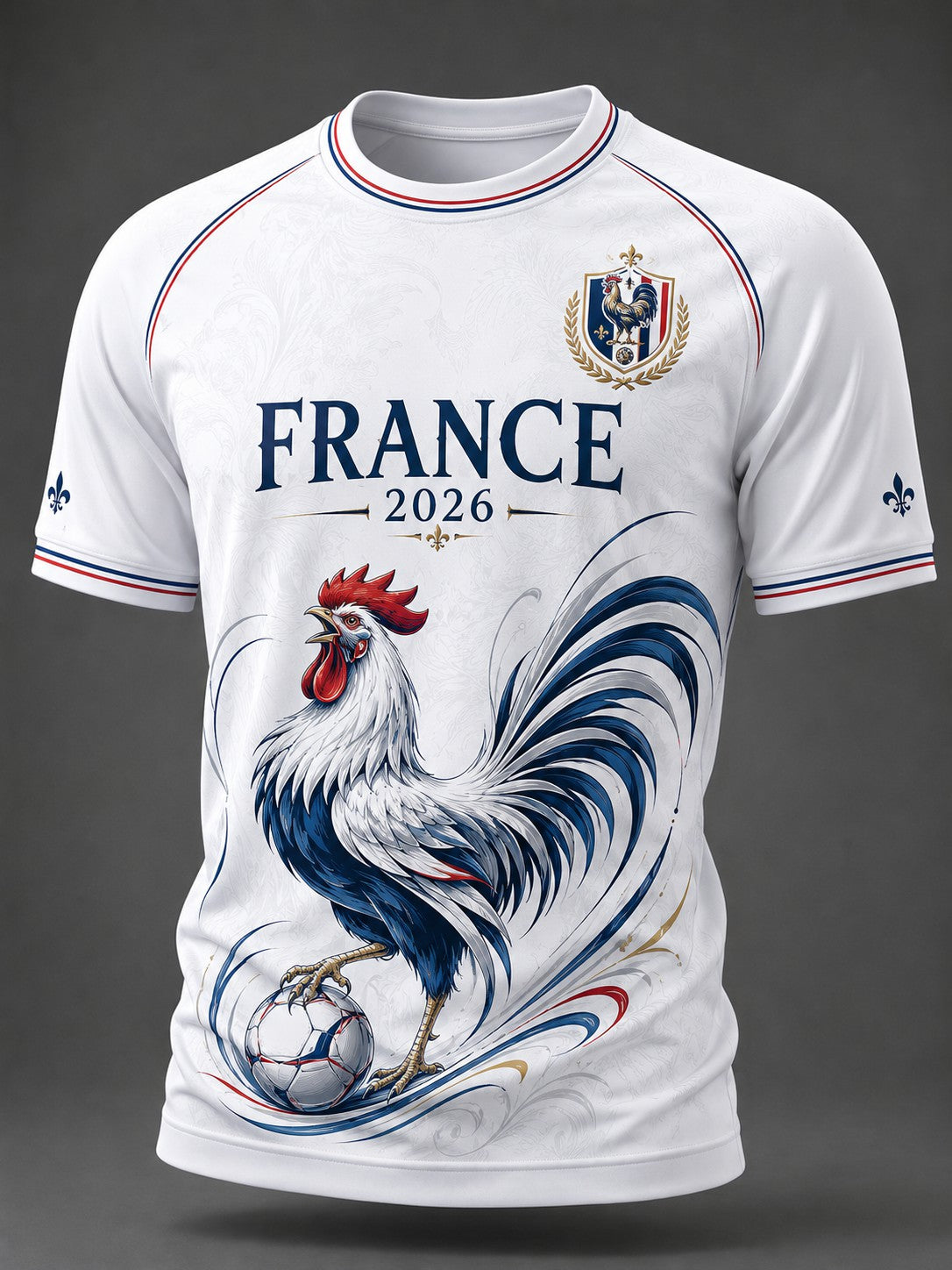T-shirt homme imprimé France Football