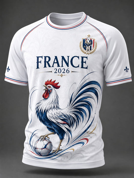 T-shirt homme imprimé France Football